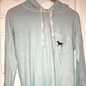 Pink lightweight hoodie